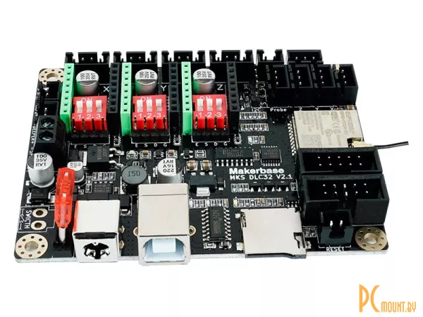 Контроллер ЧПУ станка, MKS DLC32 V2.1, ESP32-WROOM, 3 оси, GRBL совместим