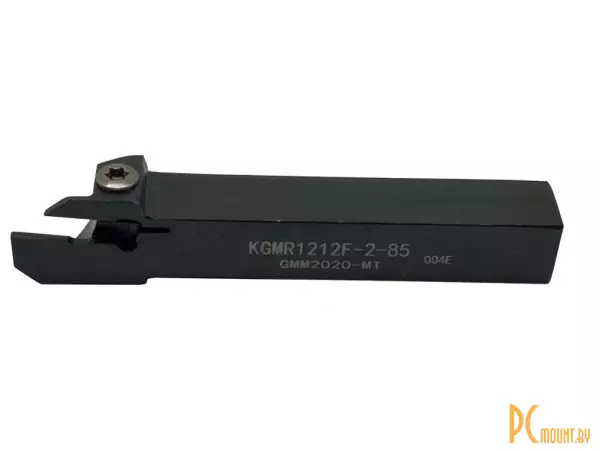 Резец токарный KGMR1212F-2-85 отрезной/канавочный, правый, для наружного точения, 12x12мм, L85, для пластин GMM2020xx