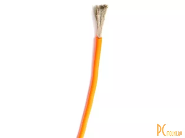 Силиконовый провод 14AWG, 2.07мм2, многожильный, 1м, оранжевый