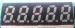 Индикатор светодиодный 7-сегментный 2531BG, 0.23